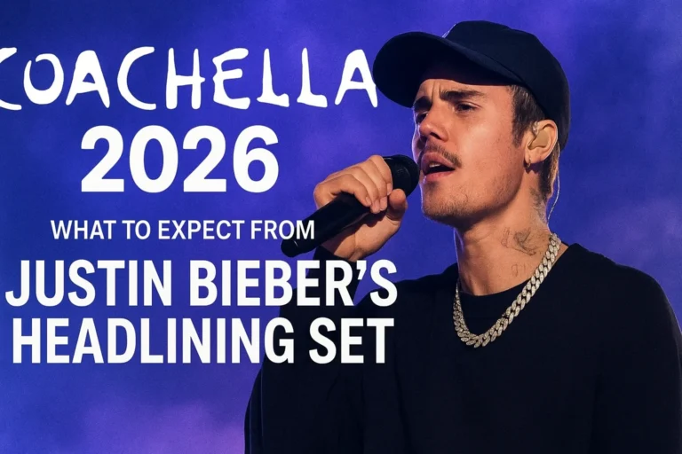 Justin Bieber Headlining Set at Coachella 2026