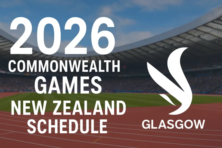 2026 Commonwealth Games New Zealand Schedule