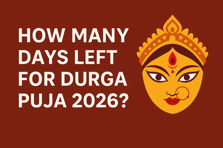 How Many Days Left for Durga Puja 2026?