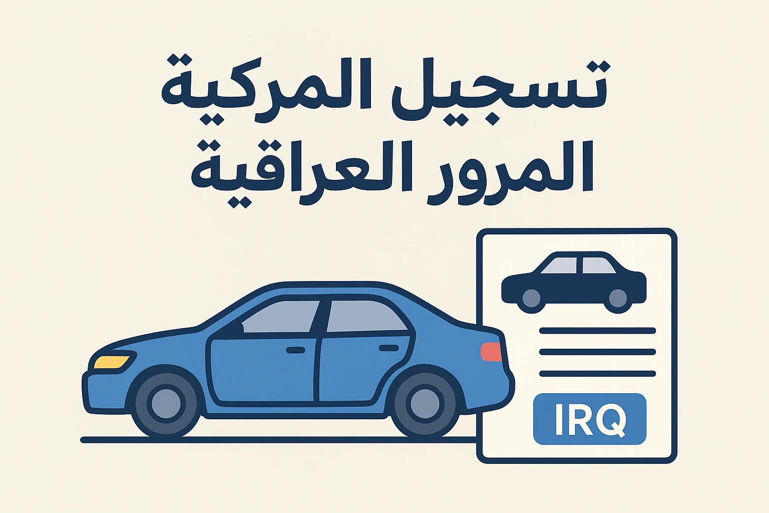 تسجيل مركبات المرور العراقية