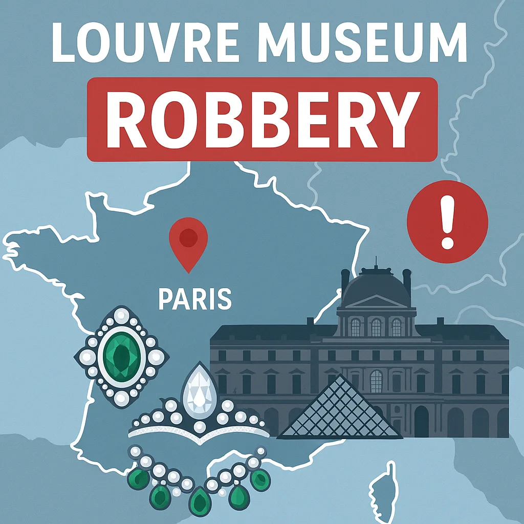 Brazen Daylight Heist at the Louvre