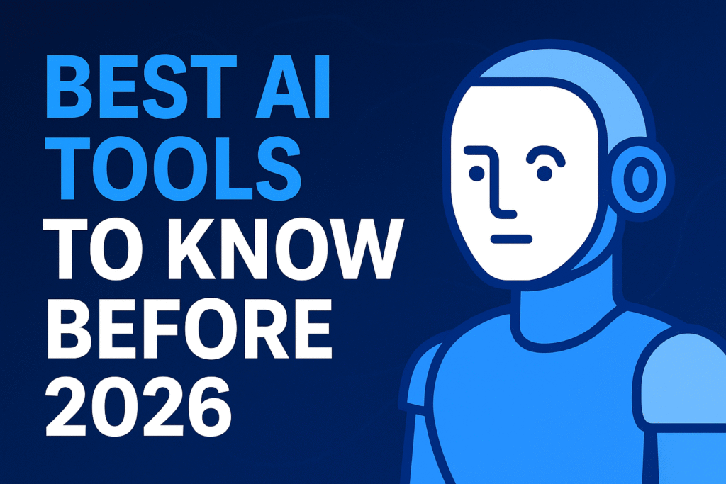 Best AI Tools to Know Before 2026 Best AI Tools to Know Before 2026