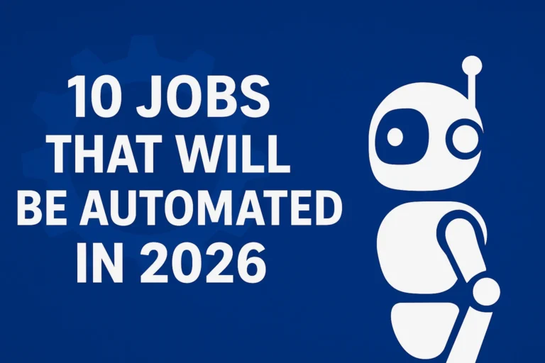 10 Jobs That Will Be Automated in 2026
