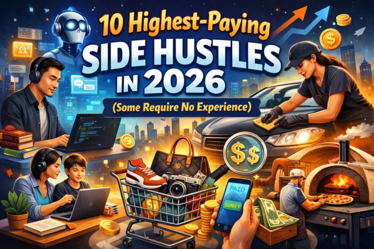 10 Highest-Paying Side Hustles in 2026 10 Highest-Paying Side Hustles in 2026