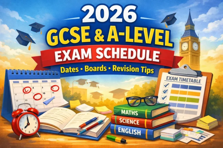 2026 GCSE & A-Level Exam Schedule: Dates, Boards & Revision Tips