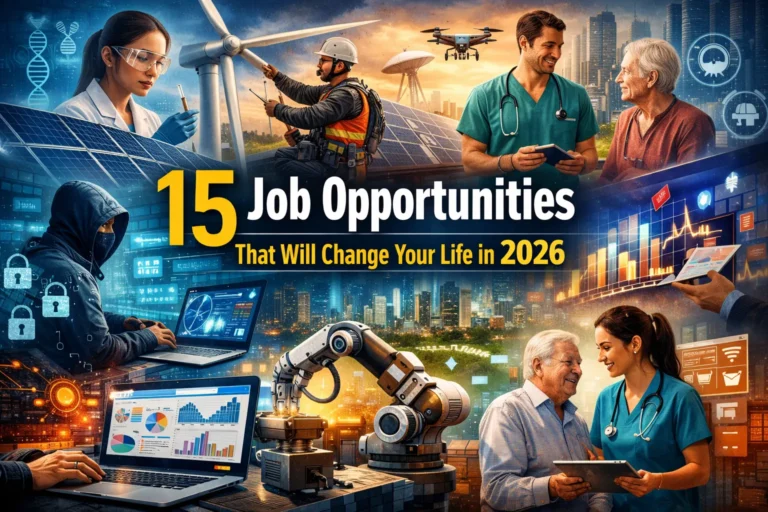 15 Job Opportunities That Will Change Your Life in 2026