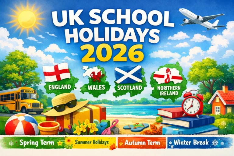 UK School Holidays 2026