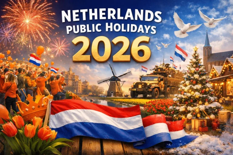 Netherlands Public Holidays 2026: Full Official Calendar, Dates & Work Rules
