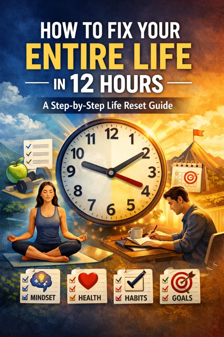 How to fix your entire life in 12 hours