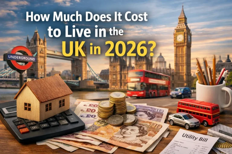 How Much Does It Cost to Live in the UK in 2026? (Complete Monthly Breakdown)